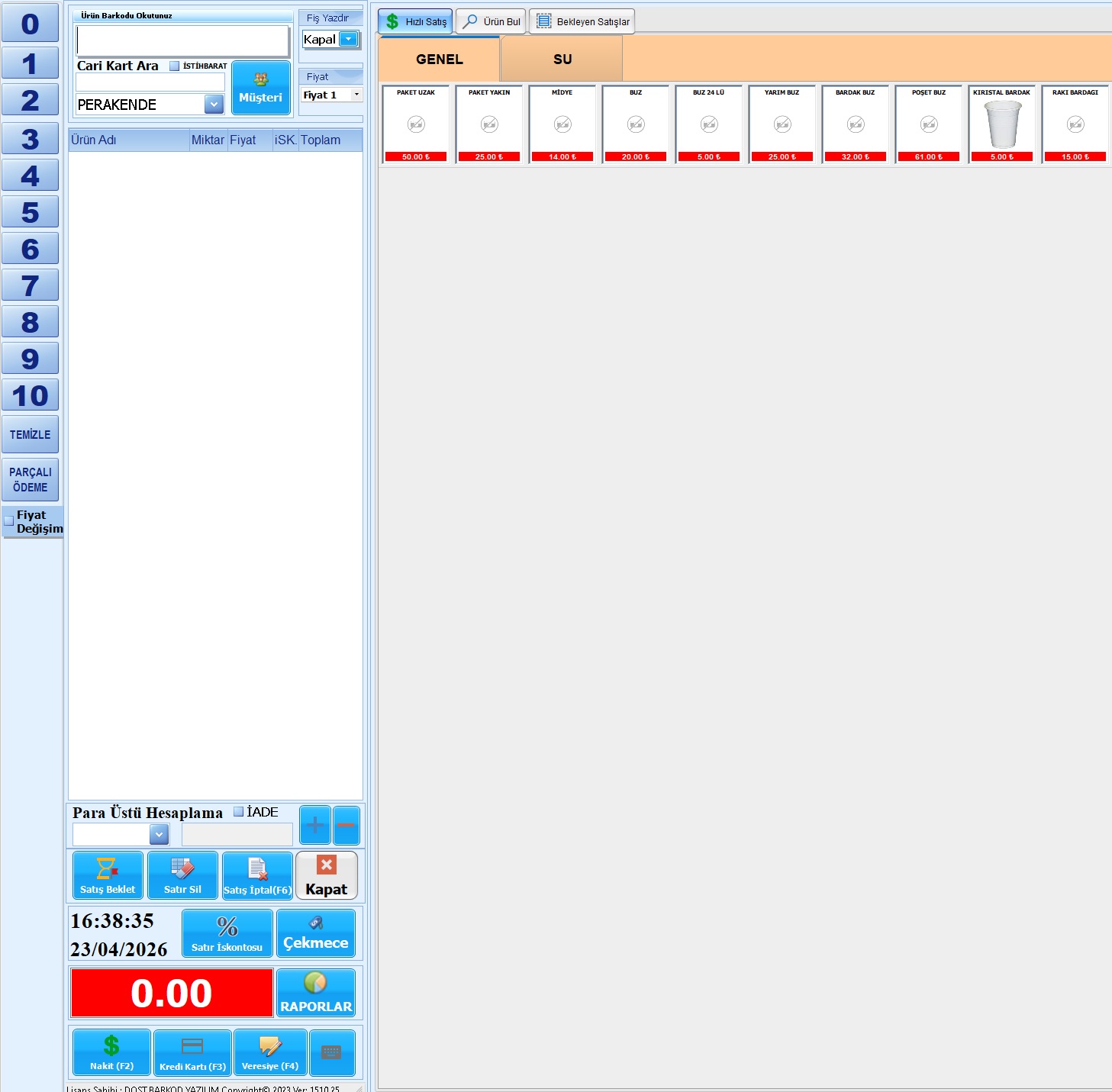 ARTPOS SHOP HIZLI SATIŞ PROGRAMI