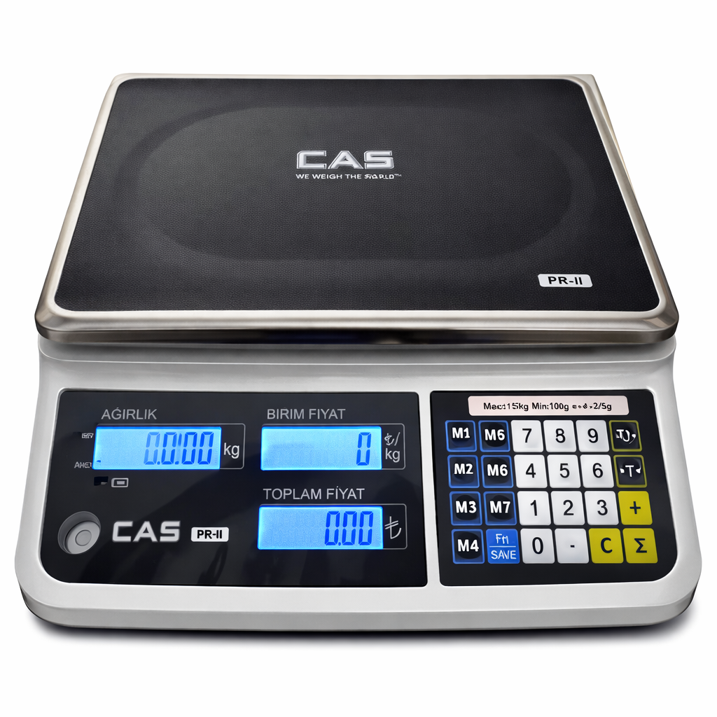 CAS PRII CB 30  kg. Onaylı Tartım Terazisi