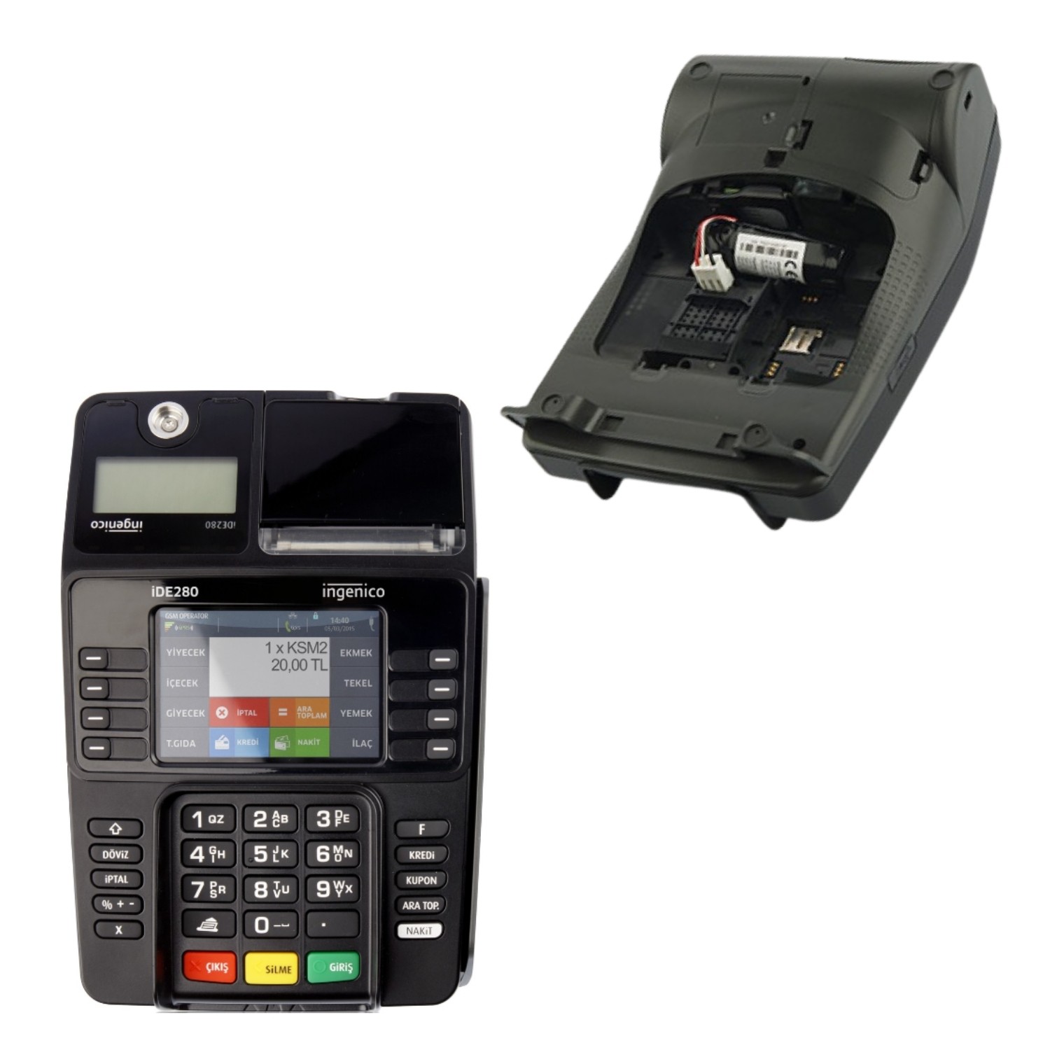 İngenico İde 280 Pos Arka Kapak