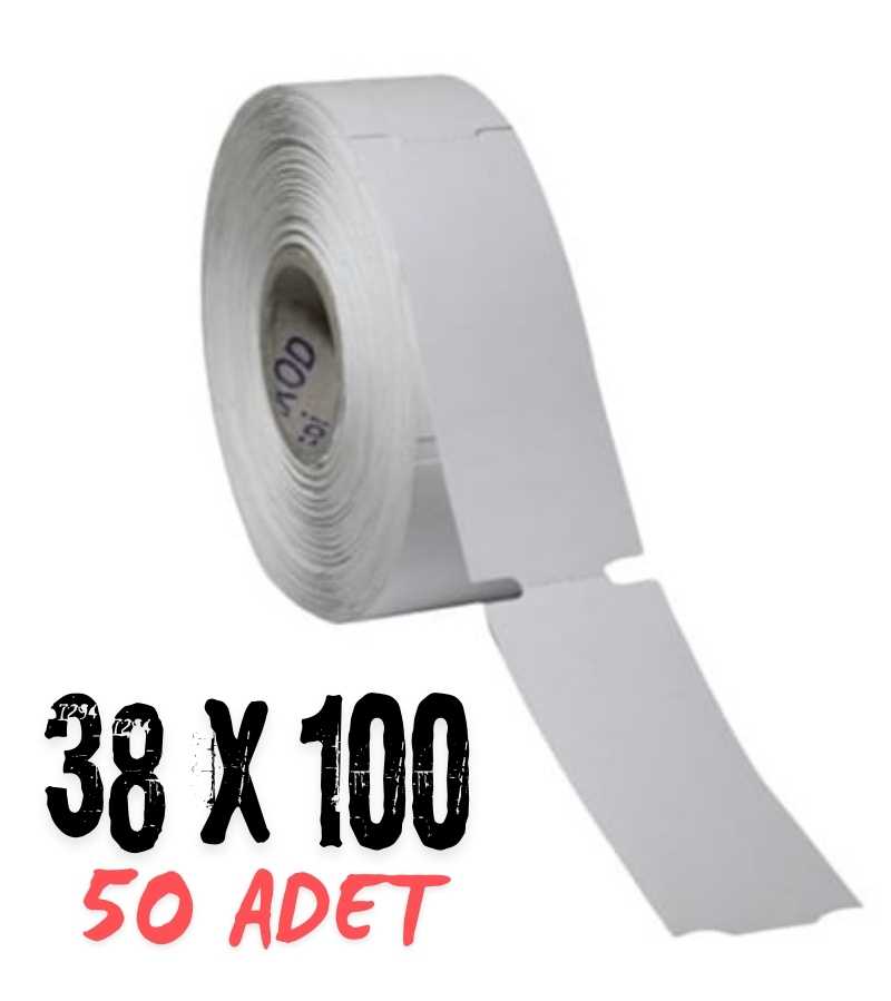 Raf Etiketi 50 Adet  38 x 100 350 Sarım