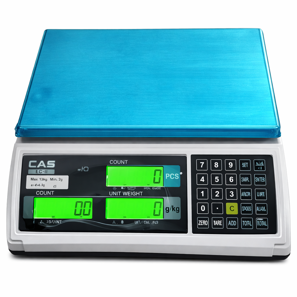 Cas EC-II Sayım Terazisi 15 Kg  0,5 Gr