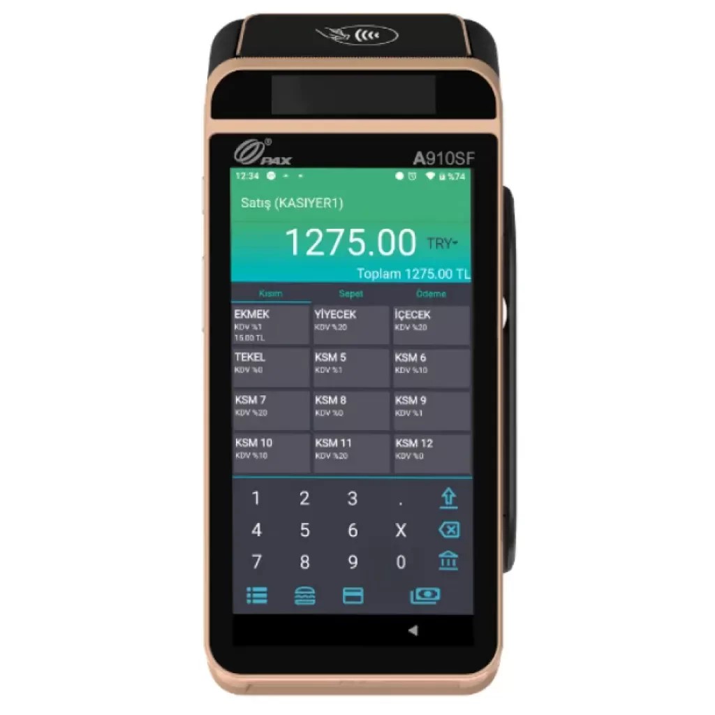 PAX A910SF Android YazarkasaPOS